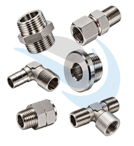 Adaptadores Roscados Latón Niquelado