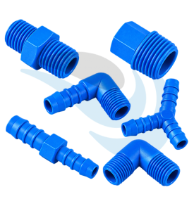 Adaptadores Roscados Nylon Azul